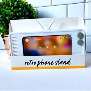 NEW H2F Target Retro phone stand WHITE